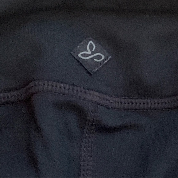 PrAna Gabi Yoga Two Tone Plum and Black Leggings - Picture 7 of 11